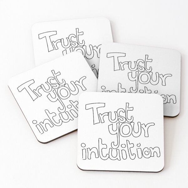 Item preview, trust your intuition calligraphy art designed and sold by aquanour.