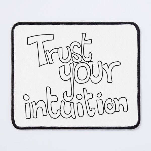 Item preview, trust your intuition calligraphy art designed and sold by aquanour.
