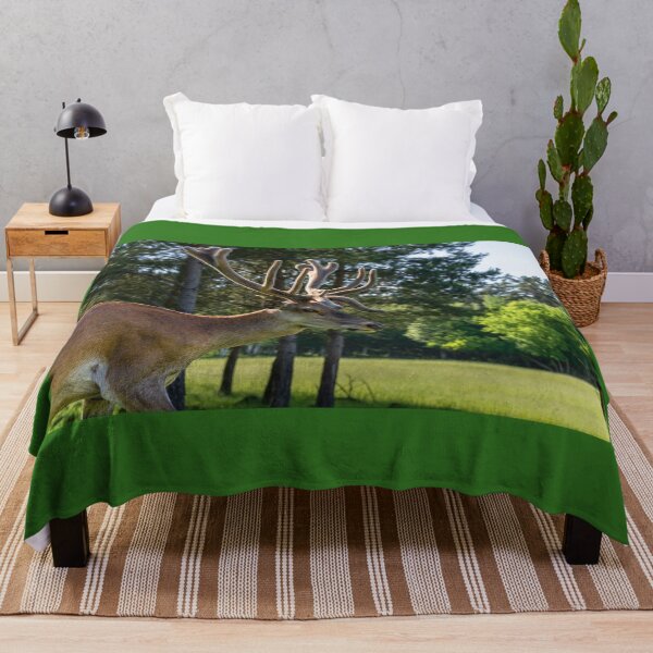 Item preview, Portrait of a majestic red deer designed and sold by AlbertMi.