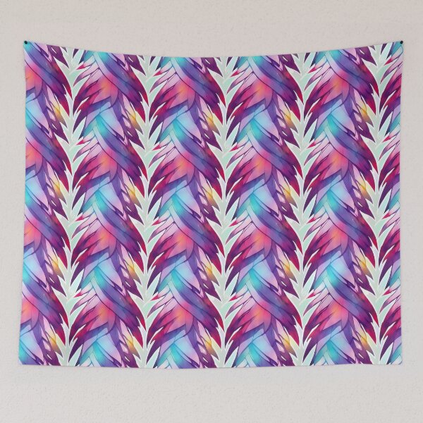 Item preview, Trendy Tiled Botanical Pattern with Warm and Cool Colors designed and sold by CasualCommander.