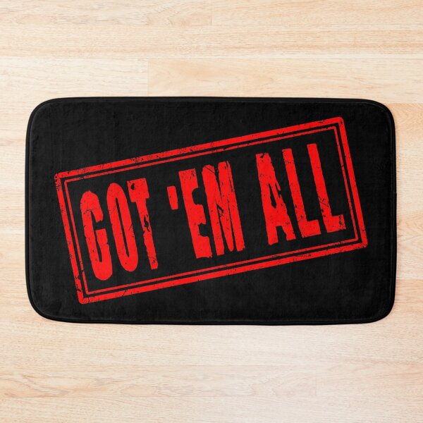Item preview, Got 'Em All (Vintage Retro Stamp) designed and sold by SassyClassyMe.