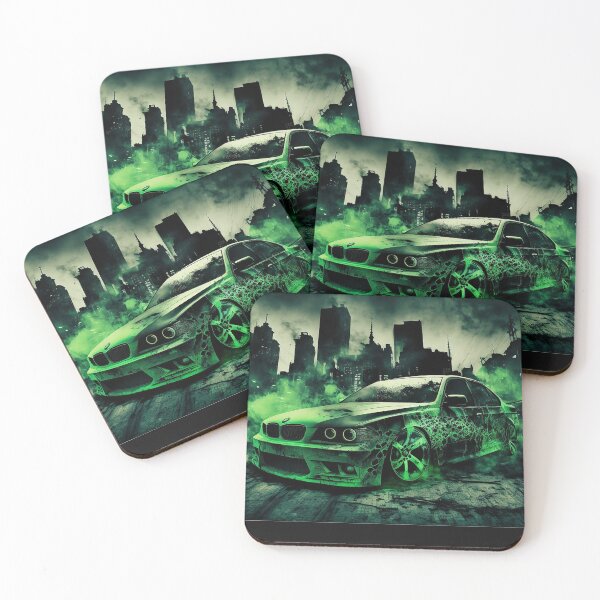 Item preview, Super Car Drifting In Night Downtown designed and sold by MyFavorTee.
