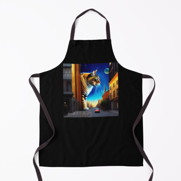 Item preview, Giant Meow Cat, Strolling City Street, Saying 'Meow' - in 4 Languages designed and sold by markmm9.