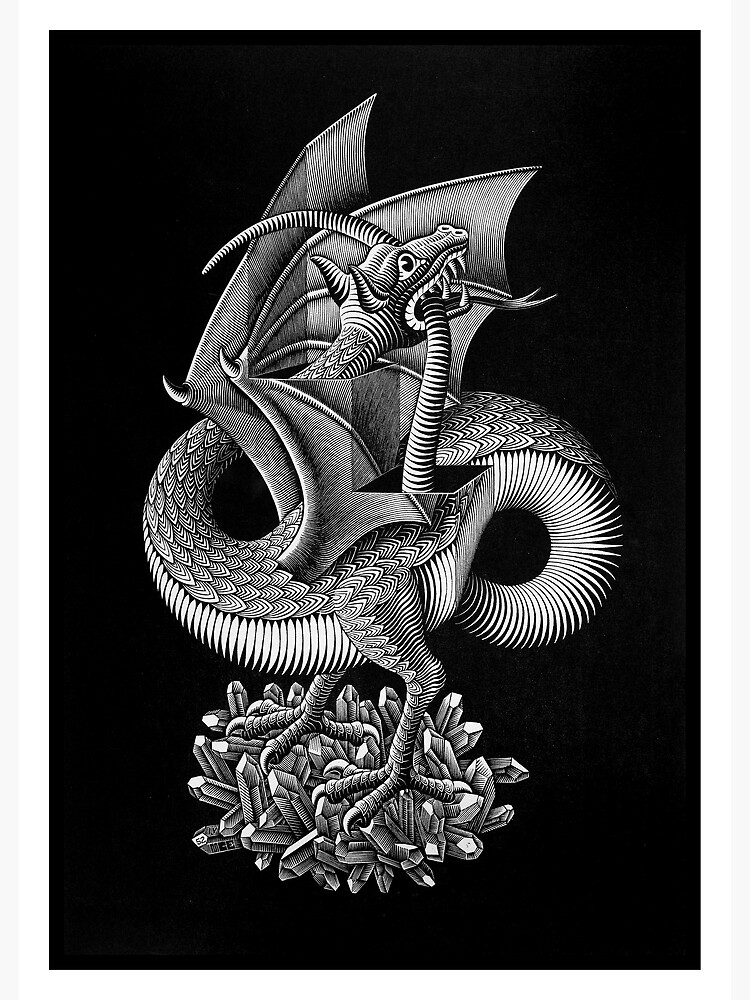 Disover M.C. Escher art Premium Matte Vertical Poster