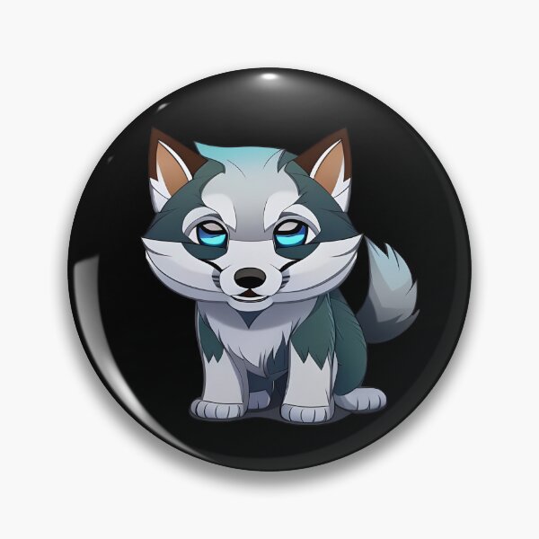 Item preview, Cute husky, cartoon drawing, Ai Generated Art  designed and sold by ACC .