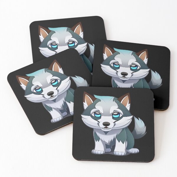 Item preview, Cute husky, cartoon drawing, Ai Generated Art  designed and sold by ACC .