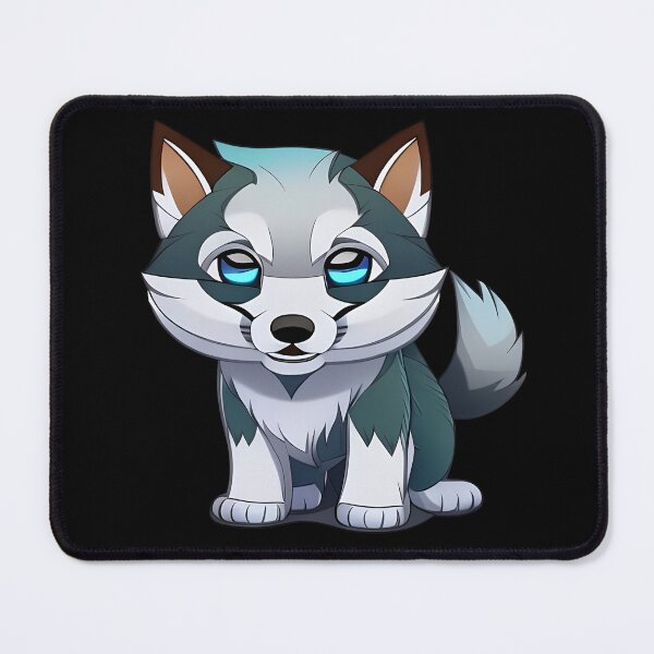 Item preview, Cute husky, cartoon drawing, Ai Generated Art  designed and sold by ACC .