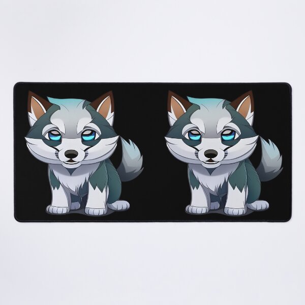 Item preview, Cute husky, cartoon drawing, Ai Generated Art designed and sold by ACC .