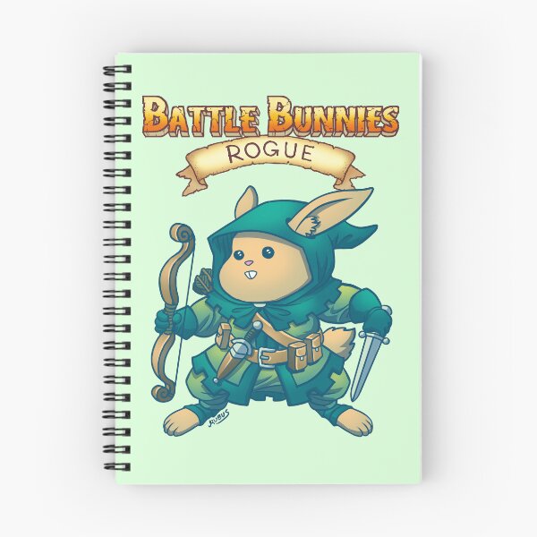 Artikelvorschau, Battle Bunnies Rogue mit Logo entworfen und verkauft von Rubus.