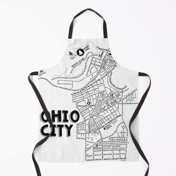 Item preview, Ohio City Map designed and sold by fiberandgloss.