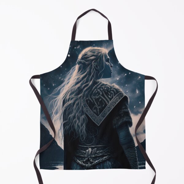 Item preview, Viking queen watching night sky at Kattegat designed and sold by RK - Shop.