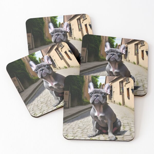 Item preview, A french bulldog cobbled street design. Frenchie mamma. Frenchie mummy designed and sold by Doggymadness.