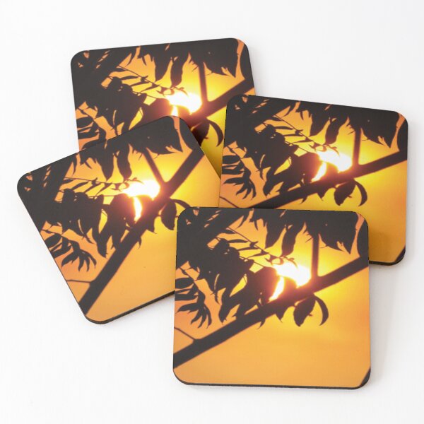 Item preview, Orange sun through the tree leaves designed and sold by ForecastVSN.