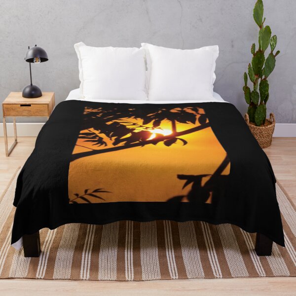 Item preview, Orange sun through the tree leaves designed and sold by ForecastVSN.