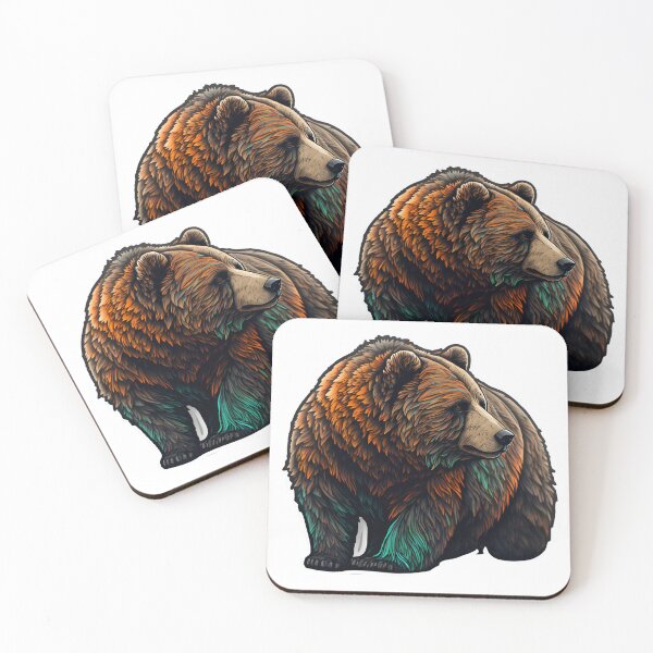 Item preview, Grizzly Bear Cell Shaded designed and sold by natejahnke.