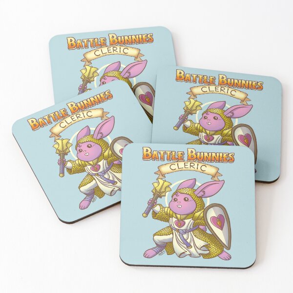 Item preview, Copy of Battle Bunnies Cleric w Logo designed and sold by Rubus.