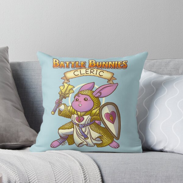 Item preview, Copia de Battle Bunnies Cleric w Logo designed and sold by Rubus.