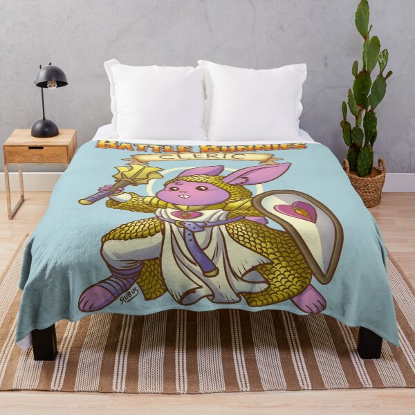 Artikelvorschau, Kopie des Battle Bunnies Cleric mit Logo entworfen und verkauft von Rubus.