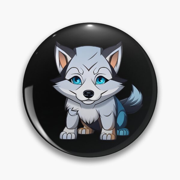 Item preview, Cute husky, cartoon drawing, Ai Generated Art  designed and sold by ACC .