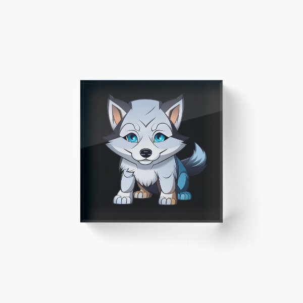 Item preview, Cute husky, cartoon drawing, Ai Generated Art  designed and sold by ACC .