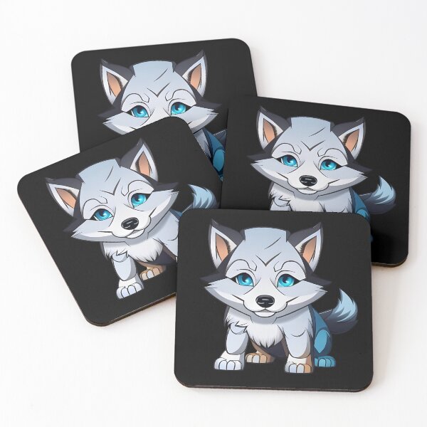Item preview, Cute husky, cartoon drawing, Ai Generated Art  designed and sold by ACC .