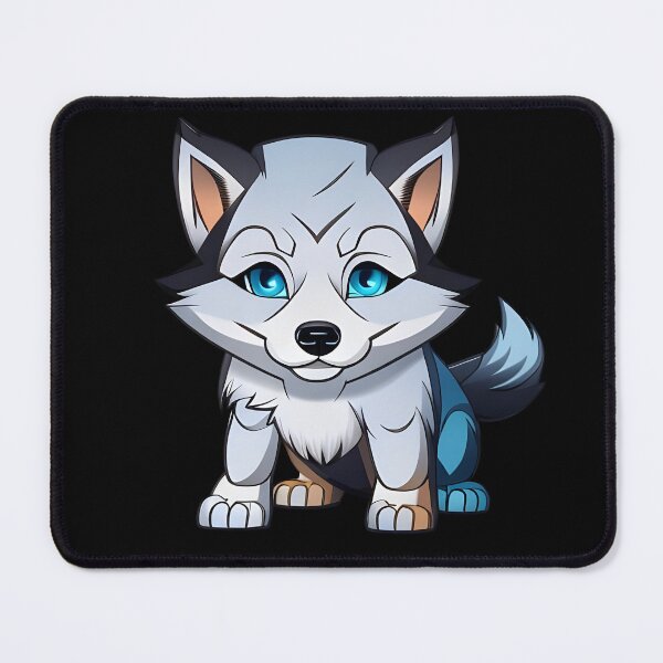 Item preview, Cute husky, cartoon drawing, Ai Generated Art  designed and sold by ACC .