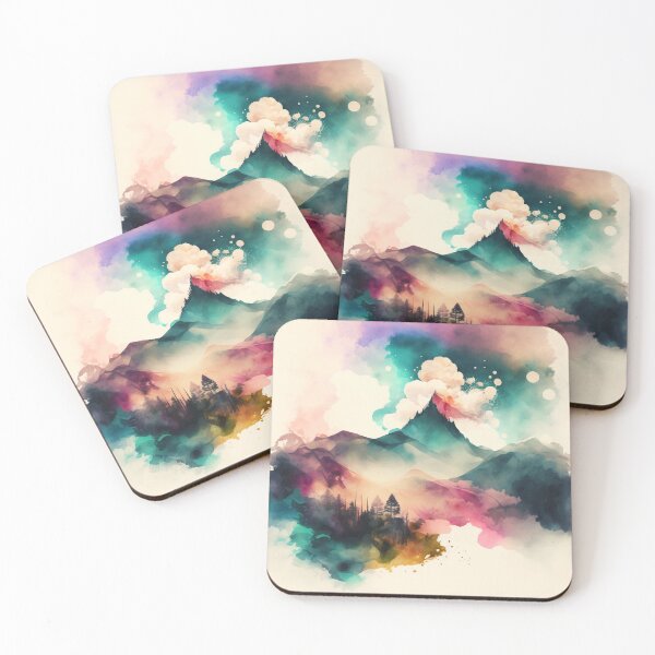 Item preview, Relaxing Watercolor #133 designed and sold by Avocado Design Studio.
