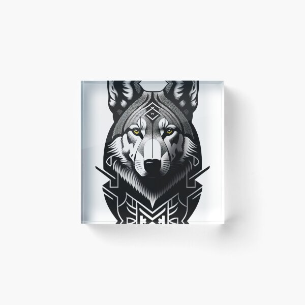 Item preview, Wolf Tribal Design designed and sold by MJBPrimt.