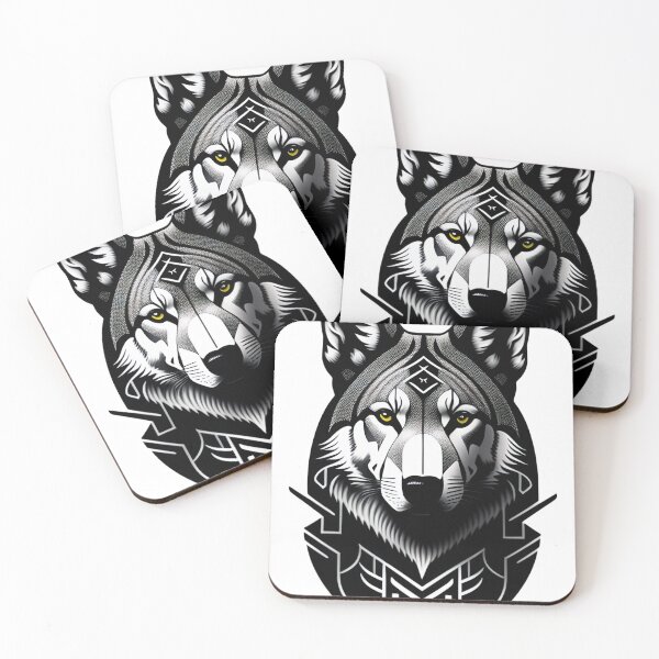Item preview, Wolf Tribal Design designed and sold by MJBPrimt.