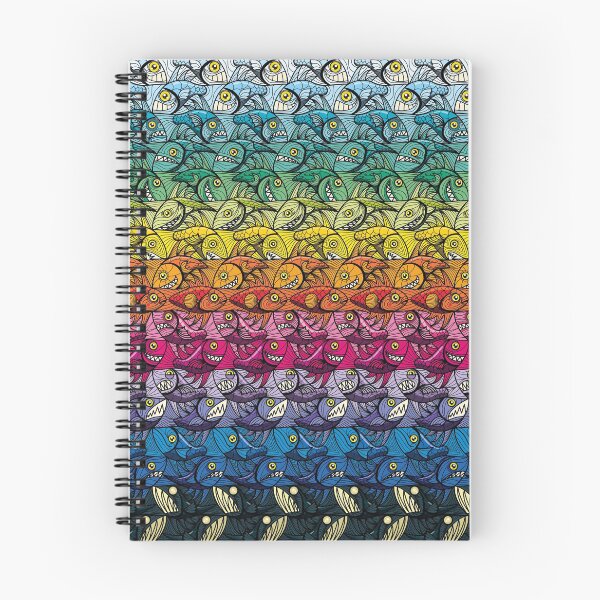 Aperçu de l'œuvre Motif Poisson Escher créée et vendue par maxsomma.it.