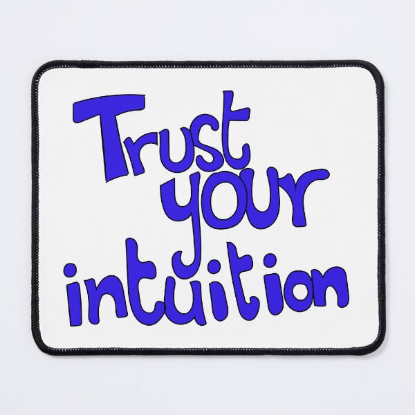 Item preview,  trust your intuition calligraphy art designed and sold by aquanour.