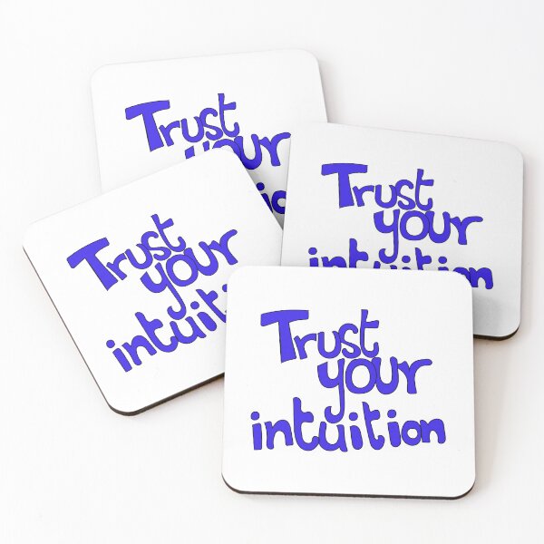 Item preview,  trust your intuition calligraphy art designed and sold by aquanour.
