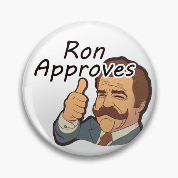 Item preview, Ron Approves Sticker designed and sold by DreamNebula.