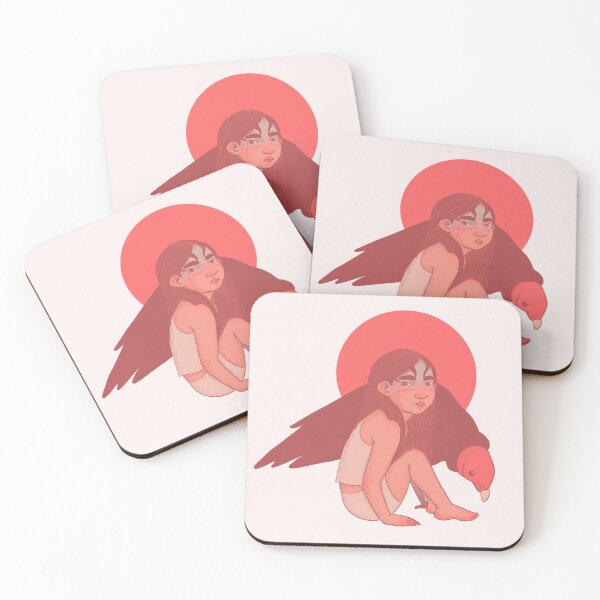 Item preview, Girl with turkey vulture designed and sold by carinnacabezas.