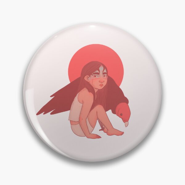 Item preview, Girl with turkey vulture designed and sold by carinnacabezas.