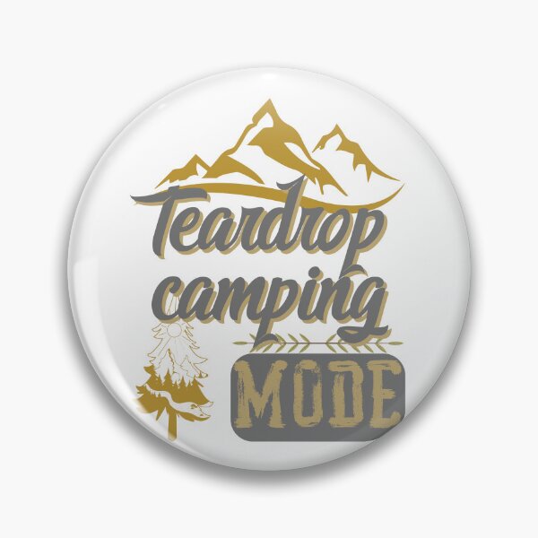 Item preview, teardrop camping mode, forest river sun inside tree pine designed and sold by movie-popcorn.
