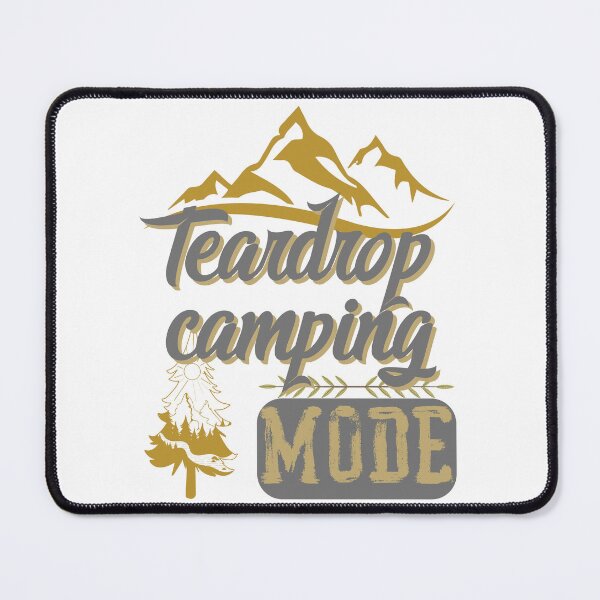 Item preview, teardrop camping mode, forest river sun inside tree pine designed and sold by movie-popcorn.