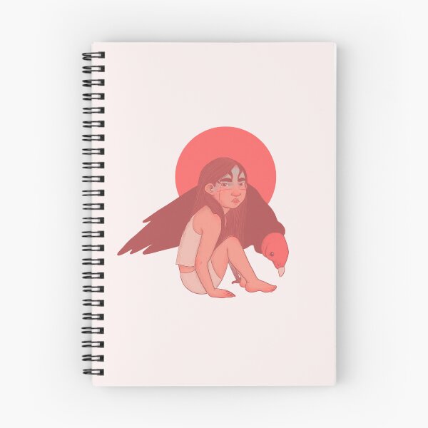 Item preview, Girl with turkey vulture designed and sold by carinnacabezas.