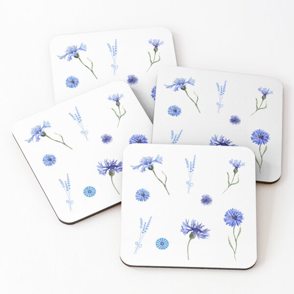 Item preview, Cornflower Blue Floral Bouquet, Cute Blooming Flower Aesthetic  designed and sold by Flowerartlovers.