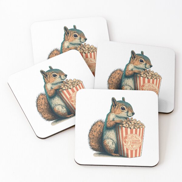 Item preview, Popcorn Squirrel designed and sold by ReverieBoutique.