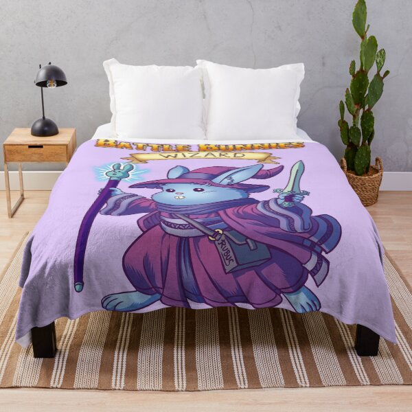 Artikelvorschau, Battle Bunnies Wizard mit Logo entworfen und verkauft von Rubus.