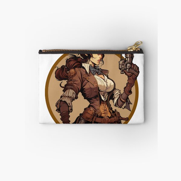 Item preview, For Hire - Woman Steampunk Headhunter designed and sold by SinMagellan.