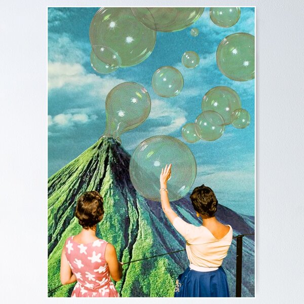 Surreal Volcano Wall Art for Sale