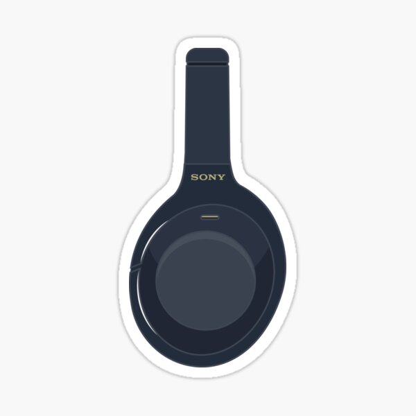 Vista previa del artículo con la obra «Etiqueta engomada del arte de los auriculares», diseñado y vendido por AissamGraphic.