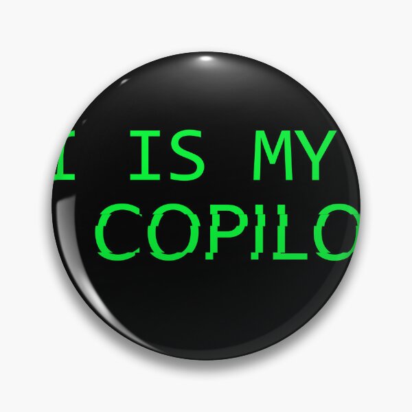 Item preview, AI is my copilot glitch designed and sold by CasperOrillian.