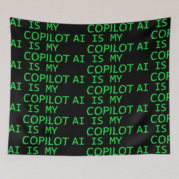 Item preview, AI is my copilot glitch designed and sold by CasperOrillian.