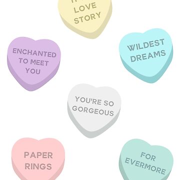 Sweethearts Conversation Hearts Feature Song Lyrics This