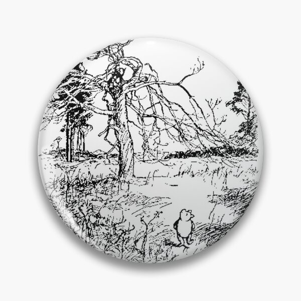Item preview, Winnie the Pooh Walking to Rabbit's House designed and sold by Amy Olsen.