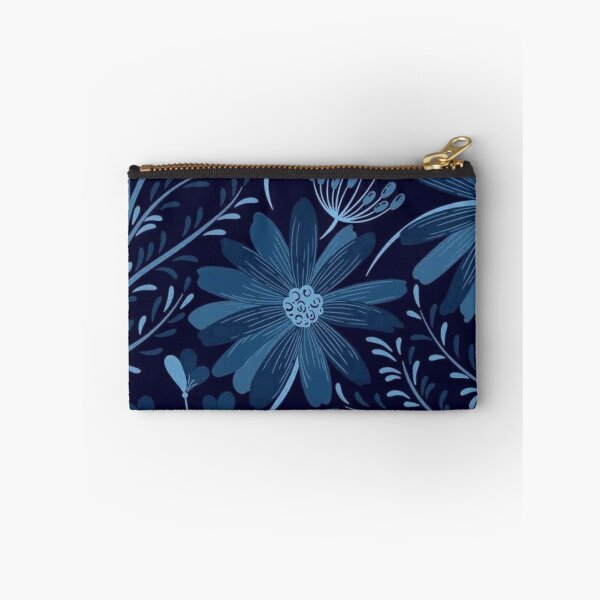 Item preview, Blue Floral Print designed and sold by ZedColors.