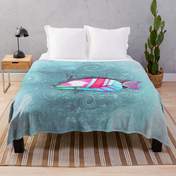 Item preview, Tired Boho Fish Home Décor or Art Bohemian Style Hippie Vibes 1 of 2 designed and sold by Beachy.